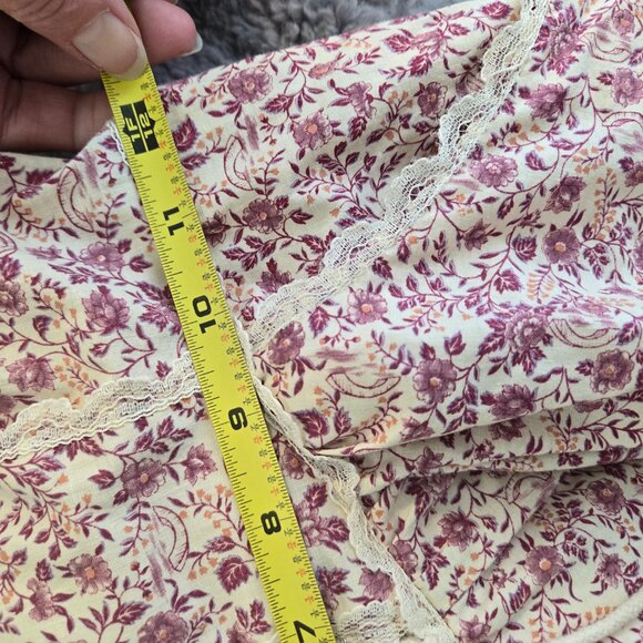 Original Gunne Sax Dress - Pink Floral - Cottagecore - Prairie - Picture 8 of 10